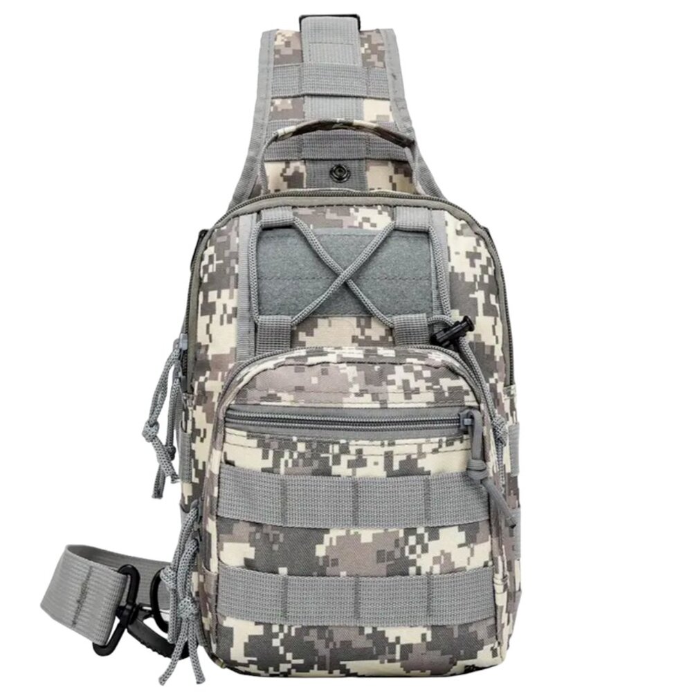 Men's Chest Bag Lightweight Durable Dustproof Waterproof Camo Large Capacity